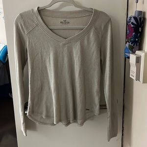 Cream Hollister Long Sleeve